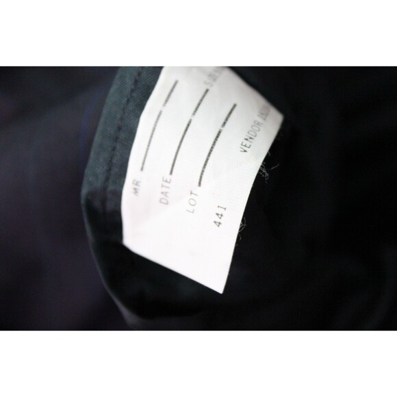 Towncraft 2 Piece Suit Men Blue Striped Wool Blend 2 Btn 48R Pleated Fronts 42 W - Picture 9 of 9